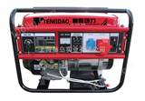 TD6500SQ汽油发电机|5KW家用小型汽油发电机