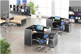 KT-ODSB1欧式时尚组合型不锈钢转角办公桌